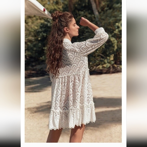 Sundress eyelet dress size XS - Picture 2 of 10